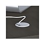 Bush Business Furniture Echo 60"W L Shaped Bow Front Desk with Mobile File Cabinet, Charcoal Maple (ECH007CM)~#|#~sp174239457_sc7