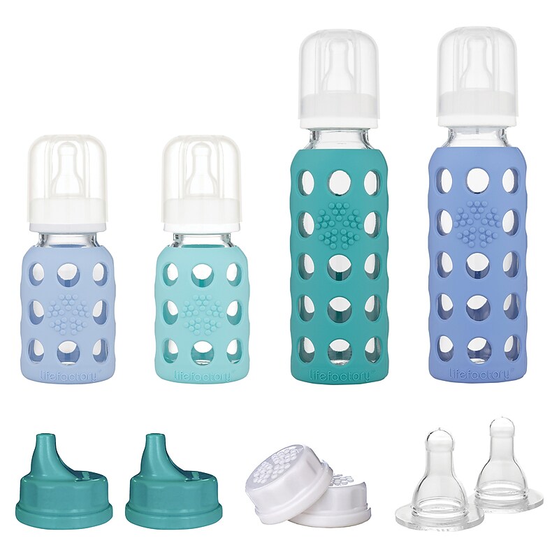 Lifefactory Baby Water Bottle, Assorted Colors, 9 oz. (LF120406C4) image 1