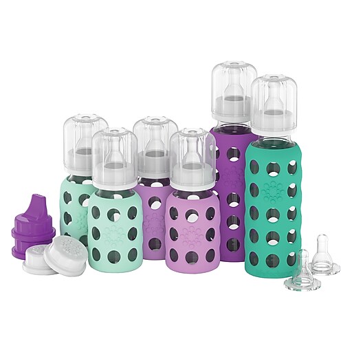 Lifefactory Baby Water Bottle, Assorted Colors, (LF120407C4