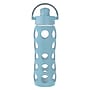 Lifefactory Glass Water Bottle, 22 oz., Denim (LIFLG4321MDE4)~#|#~sp174246534_sc7