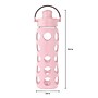 Lifefactory Glass Water Bottle, 22 oz., Desert Rose (LIFLG4321MDR4)~#|#~sp174246546_sc7