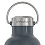 Lifefactory Stainless Steel Double Wall Insulated Water Bottle, 32 oz., Carbon (LIFLS365MCN4)~#|#~sp174246608_sc7