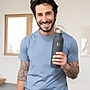 Lifefactory Stainless Steel Double Wall Insulated Water Bottle, 32 oz., Carbon (LIFLS365MCN4)~#|#~sp174246613_sc7