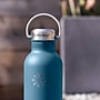 Lifefactory Stainless Steel Double Wall Insulated Water Bottle, 32 oz., Dark Denim (LIFLS365MDD4)~#|#~sp174246622_sc7