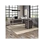 Bush Business Furniture Hybrid 60"W L Shaped Table Desk with Mobile File Cabinet, Storm Gray (HYB029SGSU)~#|#~sp174331048_sc7