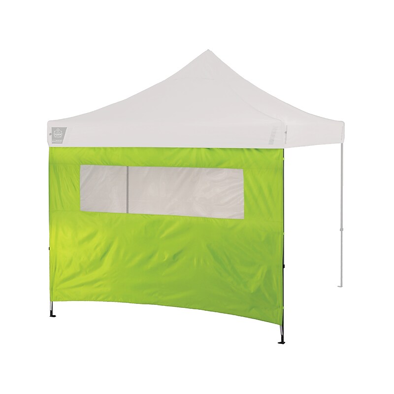 Ergodyne SHAX 6092 Pop-Up Tent Sidewall with Mesh Window, Lime (12989) image 1