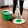 Libman Tornado Microfiber Spin Mop & Bucket, Green/White (1283001)~#|#~sp174553259_sc7