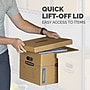 Bankers Box® SmoothMove 19" x 14.5" x 15.5" Moving Box, Kraft, 8/Carton (7717201)~#|#~sp174654392_sc7