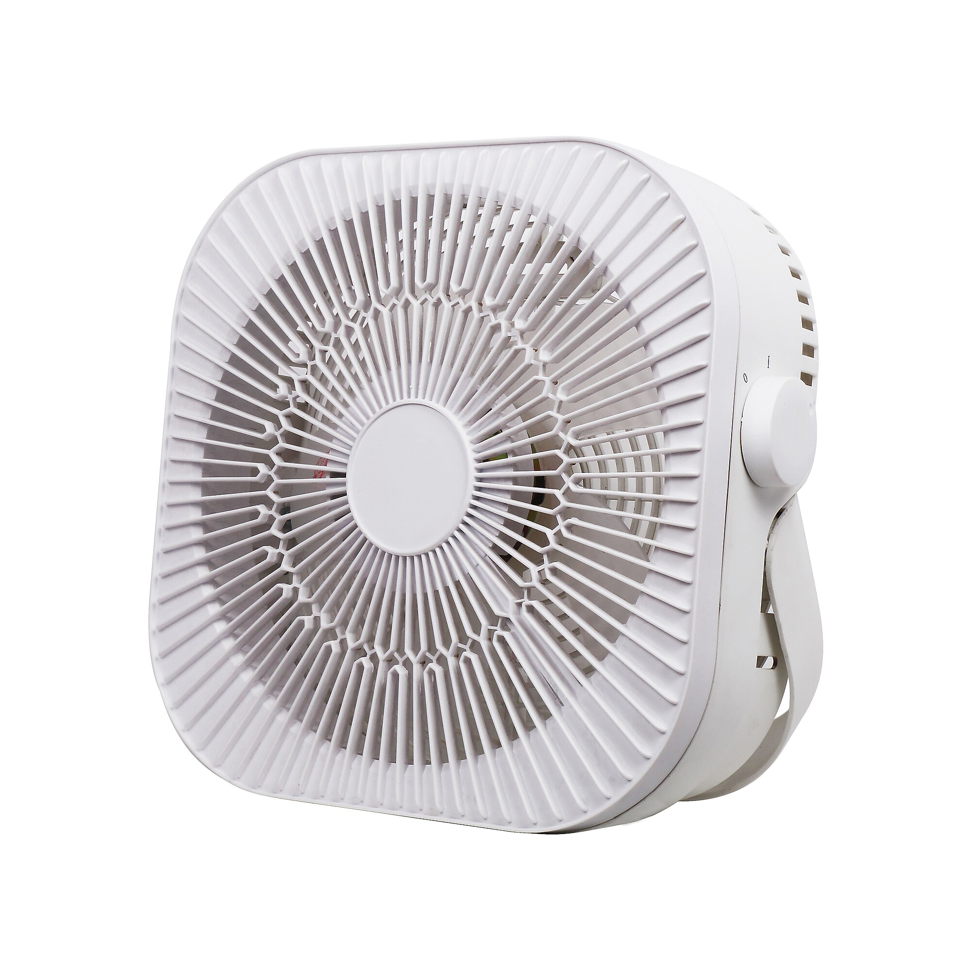 Optimus 12″ 3-Speed Box Fan, White, (F-1023) Sansujyuku sansujyuku.com