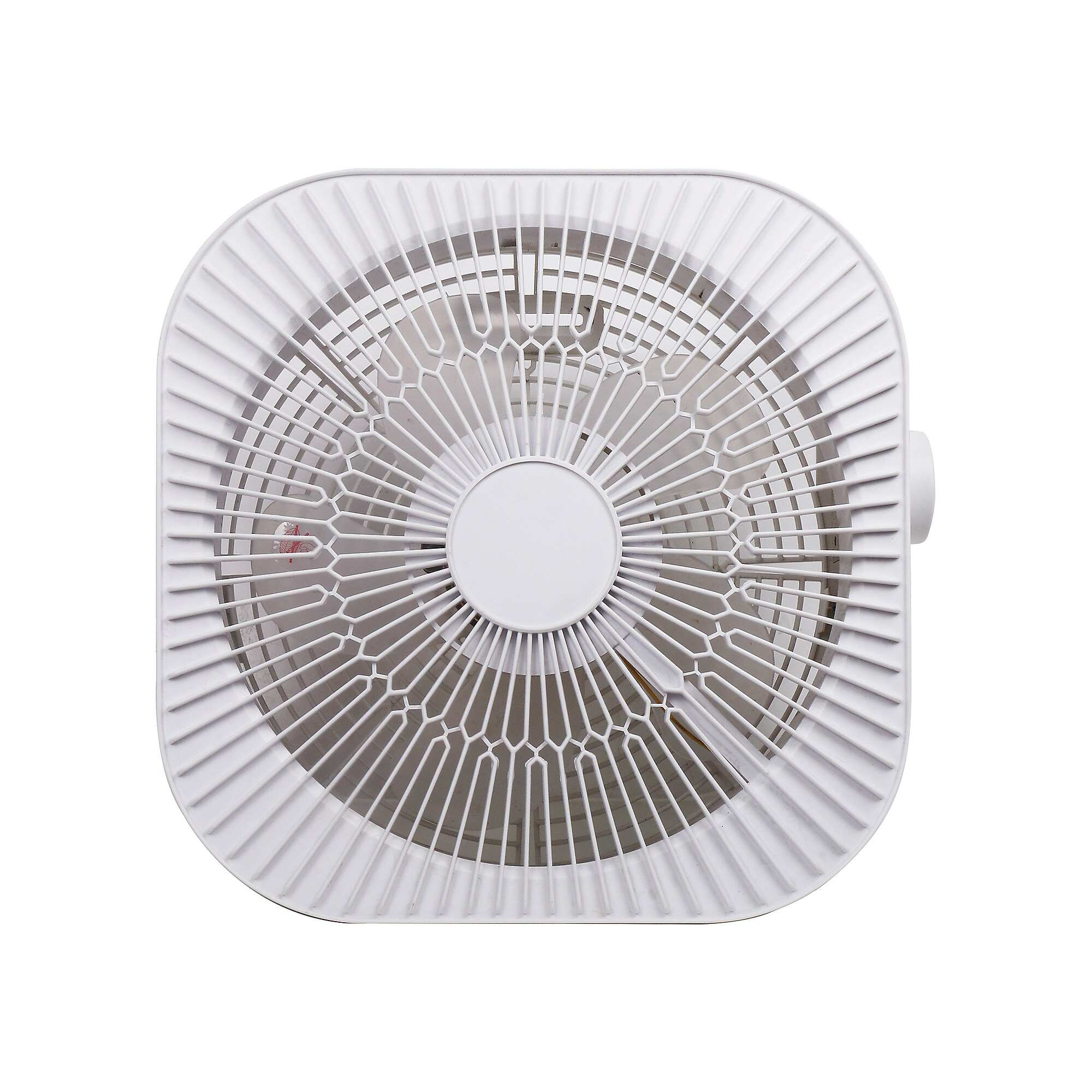 Optimus 12″ 3-Speed Box Fan, White, (F-1023) Sansujyuku sansujyuku.com