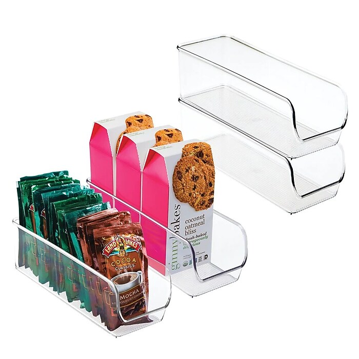 InterDesgin Linus Binz Pantry Small Plastic Storage Bin, 11