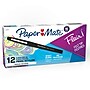 Paper Mate Flair Felt Pens, Medium Point, 0.7mm, Black Ink, Dozen (8430152)~#|#~sp174873177_sc7