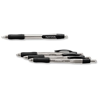 Staples Retractable Ballpoint Pens Fine Point Black Ink 36/Carton 50786-ccvs