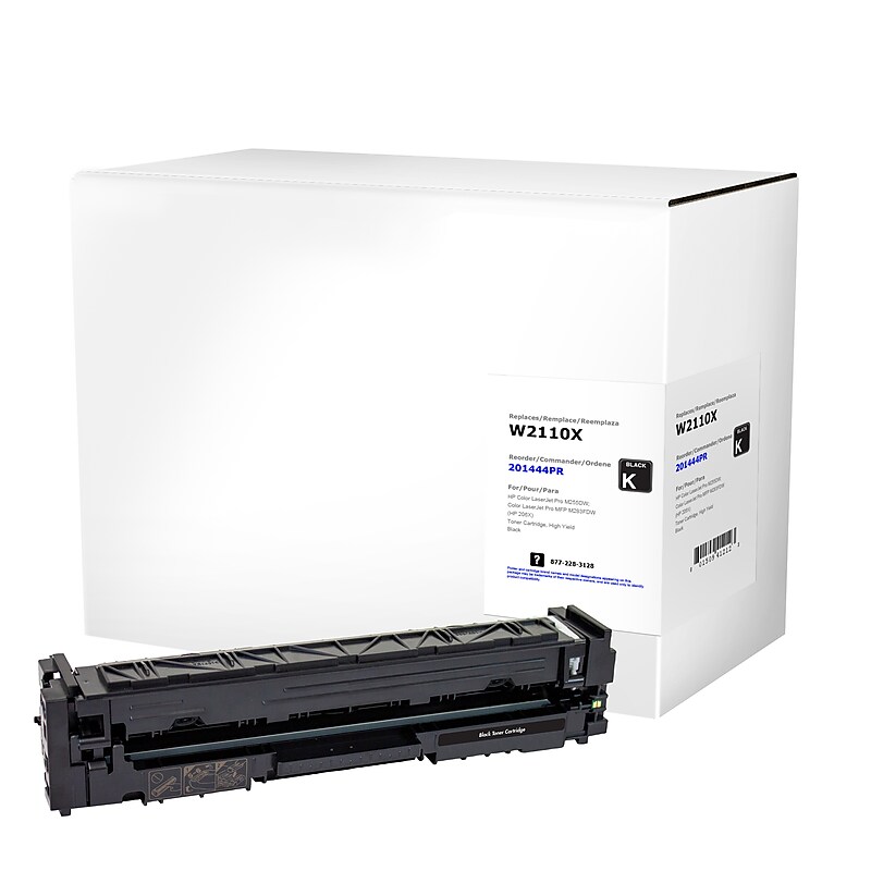 Clover Imaging Group Remanufactured Black High Yield Toner Cartridge Replacement for HP 206X (W2110X) image 1