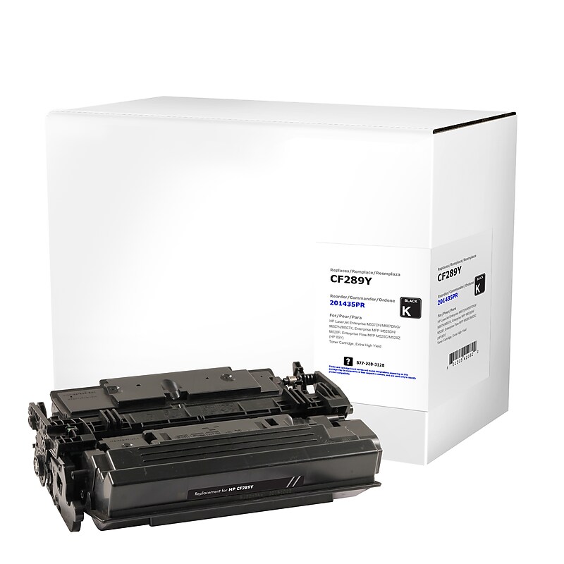CIG Remanufactured Black Extra High Yield Toner Cartridge Replacement for HP 89Y (CF289Y) image 1