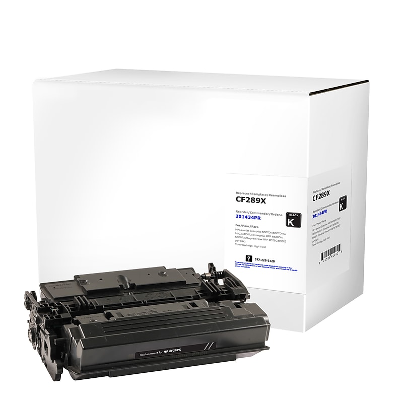 CIG Remanufactured Black High Yield Toner Cartridge Replacement for HP 89X (CF289X) image 1