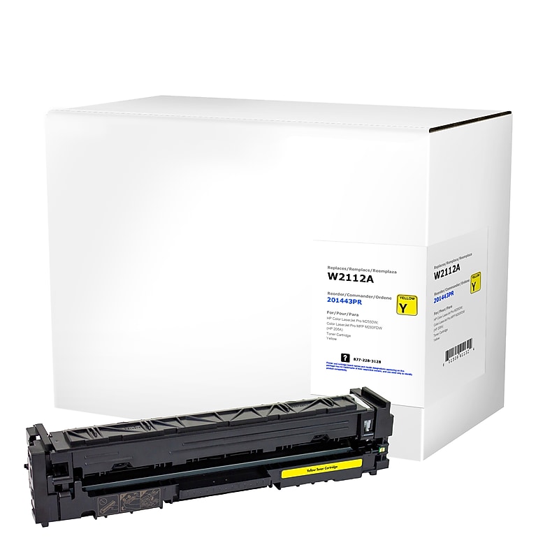 CIG Remanufactured Yellow Standard Yield Toner Cartridge Replacement for HP 206A (W2112A) image 1