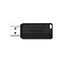 Verbatim PinStripe 16GB USB 2.0 Type A Flash Drive, Black (49063)~#|#~sp175279321_sc7
