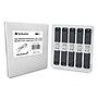 Verbatim PinStripe 32GB USB 3.2 Type-A Flash Drives, Black, 10/Pack (70902)~#|#~sp175279555_sc7