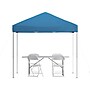 Flash Furniture Portable Tailgate/Event Tent Set, Blue, 6 Piece (JJ88183Z4LE3BW)~#|#~sp175460091_sc7