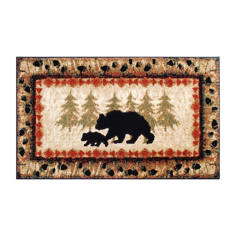 Flash Furniture Ursus Collection 2' x 3' Rectangle Area Rug, Machine Made, Olefin/Jute, Brown (KPRGB394023BN) image 1