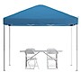 Flash Furniture Portable Tailgate/Event Tent Set, Blue, 6 Piece (JJ10183Z4LE3BW)~#|#~sp175477062_sc7