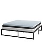 Flash Furniture Leo Platform Bed Frame with 10" Pocket Spring Mattress and 3" Memory Foam Topper, King (XUBD10PSM3M35K)~#|#~sp175477523_sc7