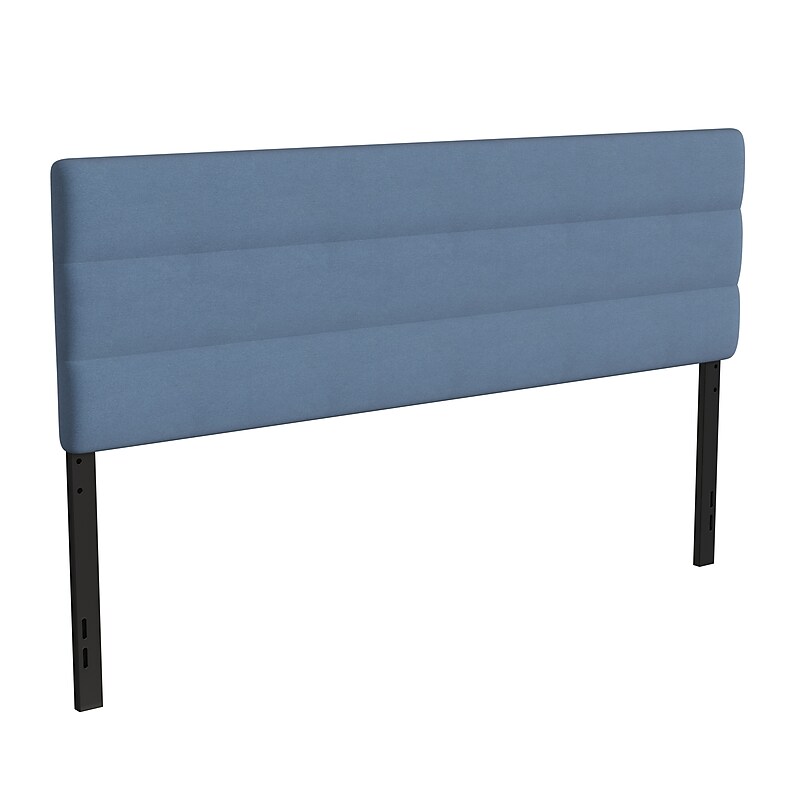 Flash Furniture Paxton King Fabric Headboard, Blue (TW3WLHB21BLK) image 1