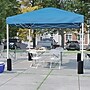 Flash Furniture Portable Tailgate/Event Tent Set, Blue, 6 Piece (JJ10P183Z4LE3BW)~#|#~sp175480283_sc7