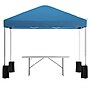 Flash Furniture Outdoor Bundle, Tailgate Tent Set, 2 Piece (JJGZ10PKG183ZBL)~#|#~sp175482289_sc7