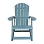 Flash Furniture Savannah All-Weather Poly Resin Wood Adirondack Rocking Chair, Sea Foam (JJC14705SFM)~#|#~sp175483467_sc7