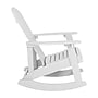 Flash Furniture Savannah All-Weather Poly Resin Wood Adirondack Rocking Chair, White (JJC14705WH)~#|#~sp175483949_sc7