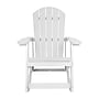 Flash Furniture Savannah All-Weather Poly Resin Wood Adirondack Rocking Chair, White (JJC14705WH)~#|#~sp175483950_sc7