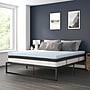 Flash Furniture Leo Platform Bed with 10" Pocket Spring Mattress and 2" Memory Foam Topper, King (XUBD10PSM2M35K)~#|#~sp175484029_sc7