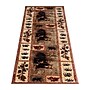Flash Furniture Vassa Collection 2' x 7' Runner Area Rug, Machine Made, Olefin/Jute, Brown (OKRRG111427BN)~#|#~sp175484247_sc7