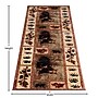 Flash Furniture Vassa Collection 2' x 7' Runner Area Rug, Machine Made, Olefin/Jute, Brown (OKRRG111427BN)~#|#~sp175484281_sc7