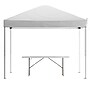 Flash Furniture Outdoor Bundle, Tailgate Tent Set, 2 Piece (JJGZ10183ZWH)~#|#~sp175489051_sc7