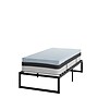 Flash Furniture Leo Platform Bed Frame with 12" Pocket Spring Mattress and 3" Memory Foam Topper, Twin (XUBD12PSM3M35T)~#|#~sp175489116_sc7