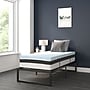 Flash Furniture Leo Platform Bed Frame with 12" Pocket Spring Mattress and 3" Memory Foam Topper, Twin (XUBD12PSM3M35T)~#|#~sp175489124_sc7