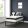 Flash Furniture Leo Platform Bed Frame with 12" Pocket Spring Mattress and 2" Memory Foam Topper, Twin (XUBD12PSM2M35T)~#|#~sp175519400_sc7