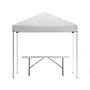 Flash Furniture Outdoor Bundle, Tailgate Tent Set, 2 Piece (JJGZ88183ZWH)~#|#~sp175519435_sc7