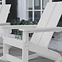 Flash Furniture Finn All-Weather 2-Slat Poly Resin Wood Rocking Adirondack Chair, White (JJC14709WH)~#|#~sp175526757_sc7