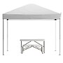 Flash Furniture Outdoor Bundle, Portable Tailgate, 4 Piece (JJGZ10103WH)~#|#~sp175680172_sc7