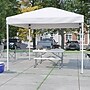 Flash Furniture Outdoor Bundle, Portable Tailgate, 4 Piece (JJGZ10103WH)~#|#~sp175680174_sc7