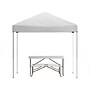 Flash Furniture Outdoor Bundle, Portable Tailgate, 4 Piece (JJGZ88103WH)~#|#~sp175683097_sc7