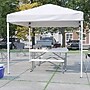 Flash Furniture Outdoor Bundle, Portable Tailgate, 4 Piece (JJGZ88103WH)~#|#~sp175683100_sc7