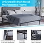 Flash Furniture Bentley Universal 14" Platform Bed Frame, Queen (MPXUBD10001QBK)~#|#~sp175684791_sc7