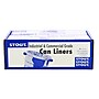 AbilityOne Envision 7-10 Gallon Industrial Trash Bag, 24" x 24", Low Density, 1 mil, Brown/Black, 250 Bags/Box (TRC2424)~#|#~sp176152700_sc7