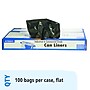 AbilityOne Envision TRC 55-60 Gallon Industrial Trash Bag, 38" x 60", Low Density, 1.5 mil, Black Brown, 100 Bags/Box (TRC3860)~#|#~sp176152921_sc7