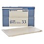 AbilityOne 33 Gallon Industrial Trash Bag, 33" x 39", Low Density, 0.7 mil, Clear, 125 Bags/Box (8105011839768)~#|#~sp176152927_sc7